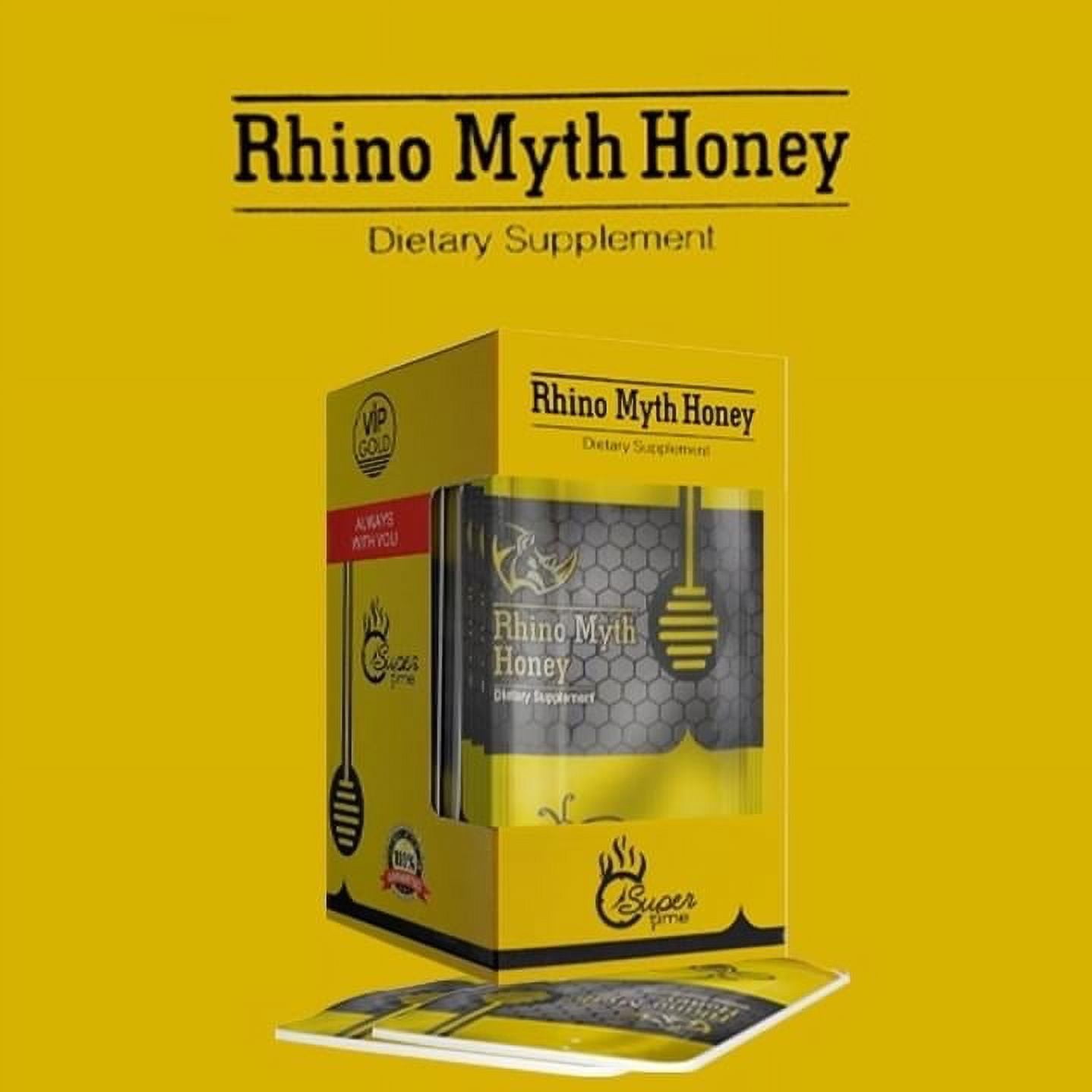 Rhino Myth Honey. 7 g, 12 Sachet GOLD