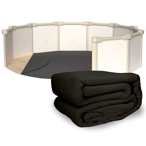 Rhino Pad Round Above Ground Swimming Pool Cloth Liner Guard, 36'