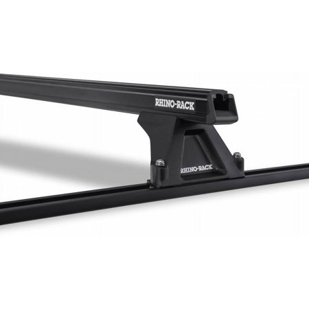 Rhino Rack 1993-1998 Fits Jeep Grand Cherokee ZJ 4dr SUV Heavy Duty RLTF Trackmount Black 2 Bar Roof Rack JA8758