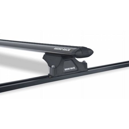 Rhino Rack 2005-2016 Fits Land Rover LR3 LR4 4dr Suv Vortex RLTP Trackmount Black 2 Bar Roof Rack JA2549