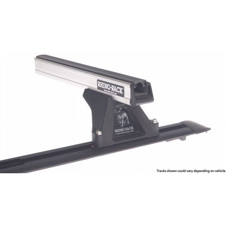 Rhino Rack 2008-2022 Fits Hyundai Iload H1 Imax 2dr Van Heavy Duty RLTF Trackmount Silver 3 Bar Roof Rack JA0890