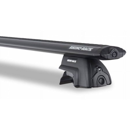 Rhino Rack 2014-2018 Fits BMW X5 F15 4dr Suv 2017-2018 Fits Land Rover Discovery 5dr Roof Rails 2015-2019 Discovery Sport 5dr Suv With Roof Rails Vortex SX Black 2 Bar Roof Rack JA6418