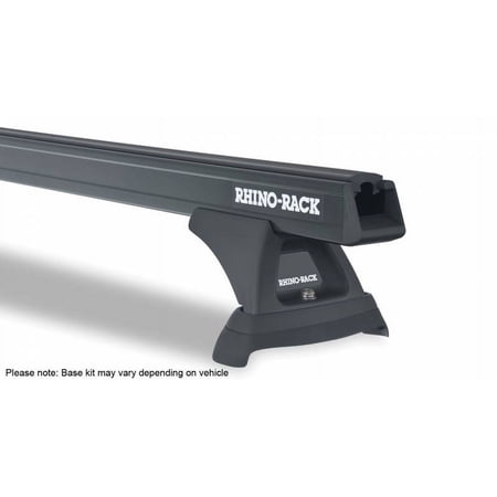 Rhino Rack 2016-2022 Fits Nissan Titan XD 4dr Pick Up Crew Cab Heavy Duty RCL Trackmount Black 2 Bar Roof Rack JA9831