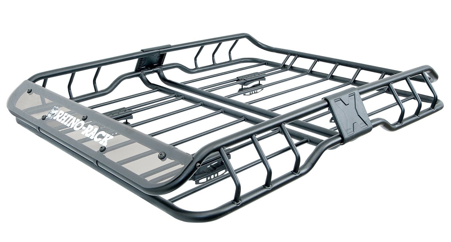 Rhino Rack Black Powder-Coated Steel Roof Cargo Basket