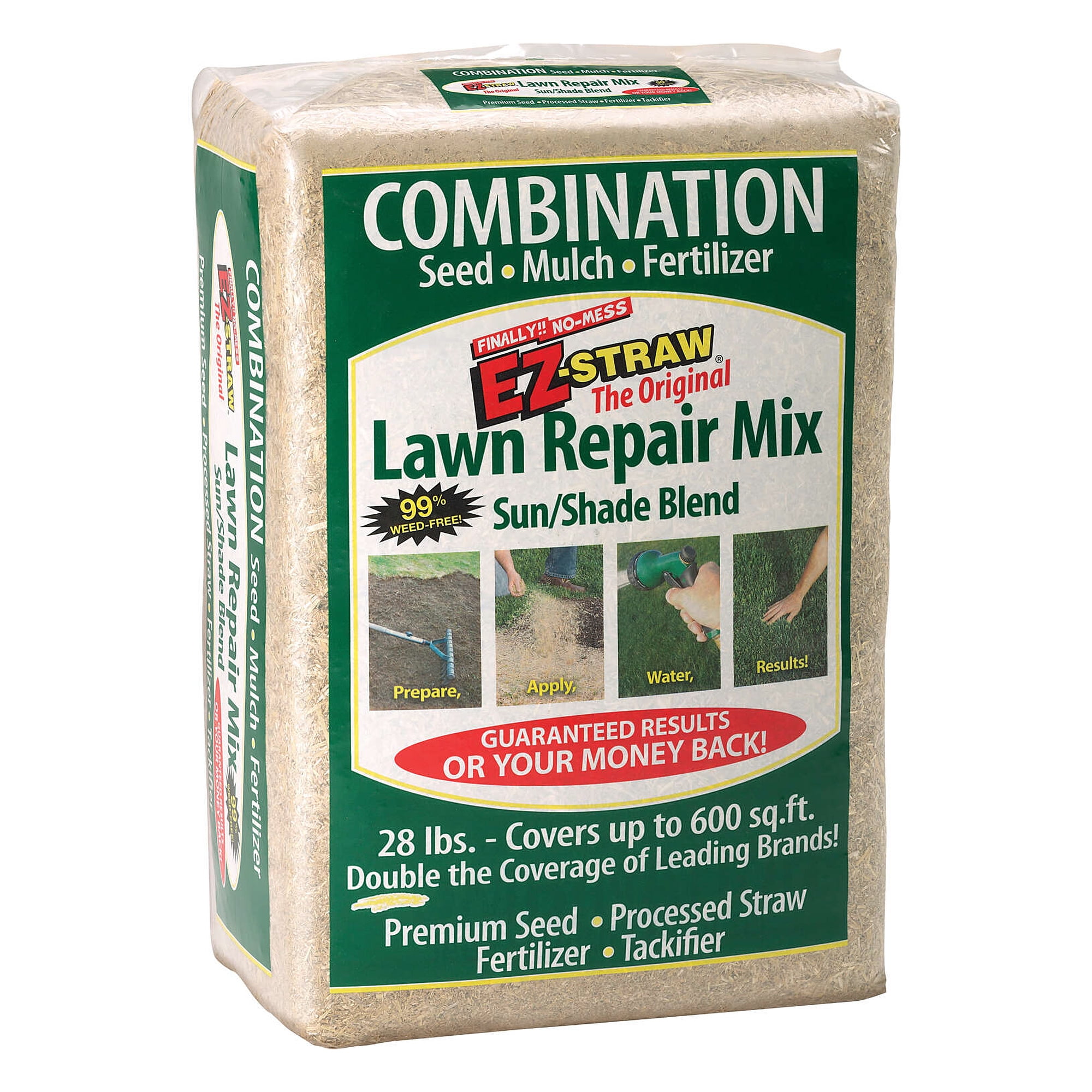 Rhino Seed MLEZSUNSHADE Ez Straw Lawn Repair  28 lbs