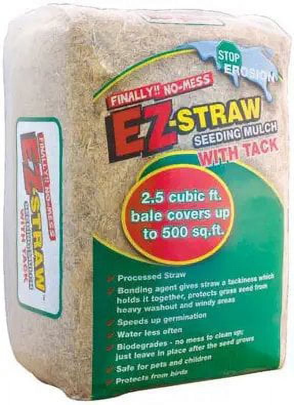 Rhino Seed EZ-Straw Multicolor Straw Mulch, 500-Sq. Ft.