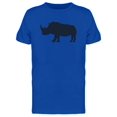 thumbnail image 1 of Rhino Silhouette Grunge Animal T-Shirt Men -Image by Shutterstock, Male 3X-Large, 1 of 2