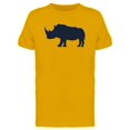 thumbnail image 1 of Rhino Silhouette Grunge Animal T-Shirt Men -Image by Shutterstock, Male 3X-Large, 1 of 2