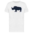thumbnail image 1 of Rhino Silhouette Grunge Animal Tee Men's -Image by Shutterstock, 1 of 2