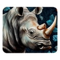thumbnail image 1 of Rhino Square Desk Mat Mousepad, 8.3x9.8 Inch Non-Slip Rubber Bottom, Printed Gaming Mousepad for Office and Gaming, 1 of 6
