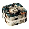 thumbnail image 1 of Rhino Travel Portable Square Jewelry Display Necklace Organizer Storage Box, 1 of 6