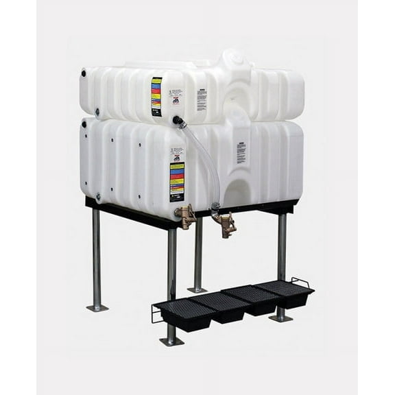 Rhino Tuff Tanks RTT-6130-NV 45/80 GALLON GRAVITY FEED TANK PACKAGE