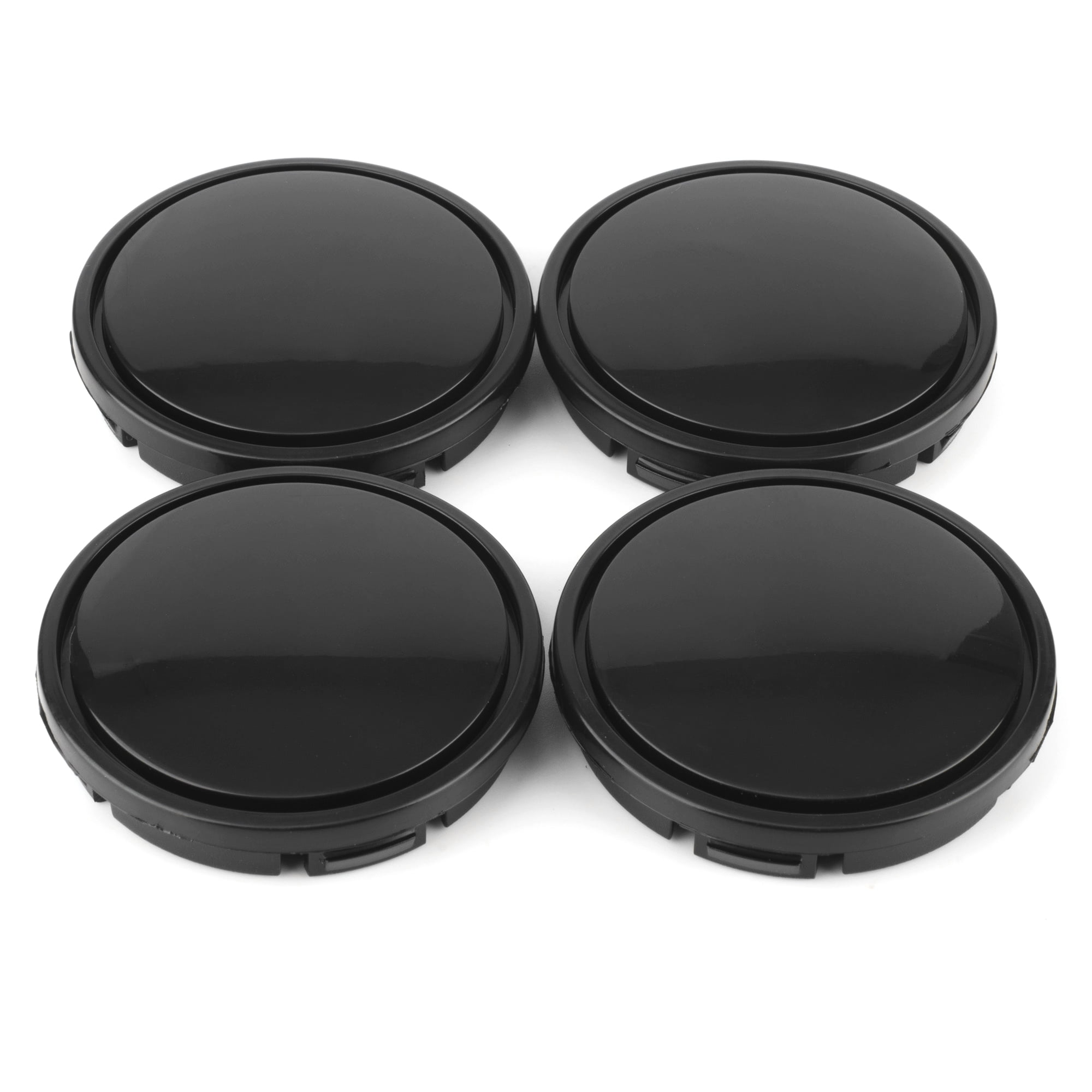 OD 60mm ID 56mm 4 Stuks Naafdoppen (zilver) - OD 60 Mm, ID 56 Mm, Voor De Meeste Auto's Velg Doppen Set Van 4 Stuks Zilver 60 Mm Buiten Diameter