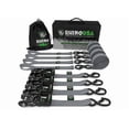 thumbnail image 1 of Rhino USA Heavy Duty Ratchet Tie-Down 4-Pack (Gray) 1.6In X 8Ft, 1 of 7