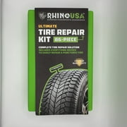 Rhino USA 86-Piece Tire Plug Repair Kit   Heavy Duty Flat and Puncture Repair for Cars, Motorcycles, ATVs, UTVs, RVs, Trailers, and Tractors.