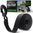 thumbnail image 1 of Rhino USA Boat Trailer Winch Strap (2 in x 20 Foot) - 5,016 lb Maximum Break Strength (7.25 in), 1 of 7