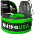 thumbnail image 1 of Rhino USA Recovery Tow Strap (6" x 30') - 48,000lb Break Strength - Emergency Recovery Strap Tow Rope for Big Trucks, SUV, Backhoe, Excavators & More - Heavy Duty Towing Strap for Offroad 4x4 Use, 1 of 7