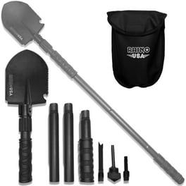 REDCAMP Military Folding Handle Shovel Entrenching Survival tool camping shovel with cover Walmart