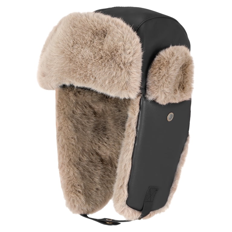 Winter Cozy Plush Fur Hat Visland Women Faux Fur Hat, Fashion Casual Solid Color Soft  main image 4