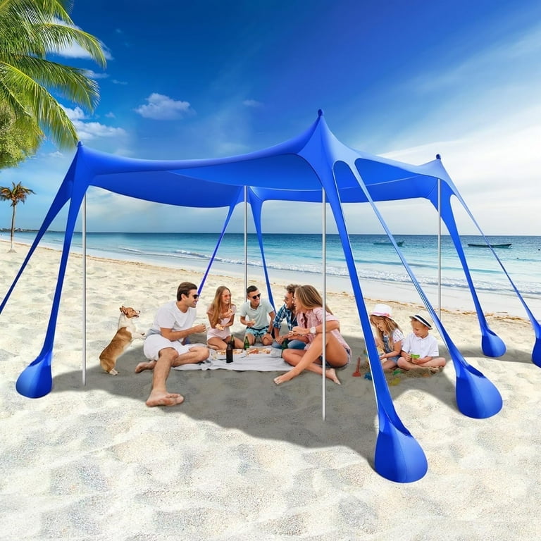 Ubuy Beach Sun Shelter Rhino Valley Portable Beach Tent UPF50+