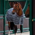 thumbnail image 1 of Rhino Vari-Layer Stable Blanket (400g Heavy), Charcoal Check (White/Grey Trim), Size: 66, 1 of 1