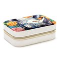 thumbnail image 1 of Rhino Velvet Portable Jewelry Box with Removable Compartment - Stylish Gift, Display Case, and Decorative Box, 1 of 7
