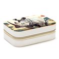 thumbnail image 1 of Rhino Velvet Portable Jewelry Organizer with Removable Compartment – Necklace Holder, Earring Organizer, and Jewelry Boxes - Gift, 1 of 7