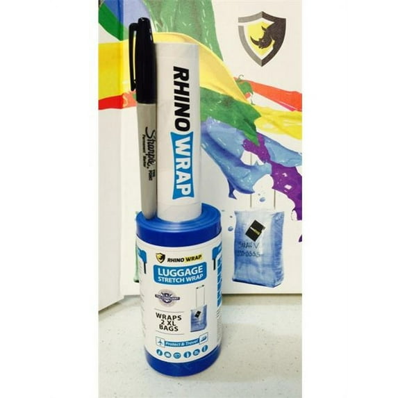 Rhino Wrap Mini Luggage Stretch Wrap - Blue