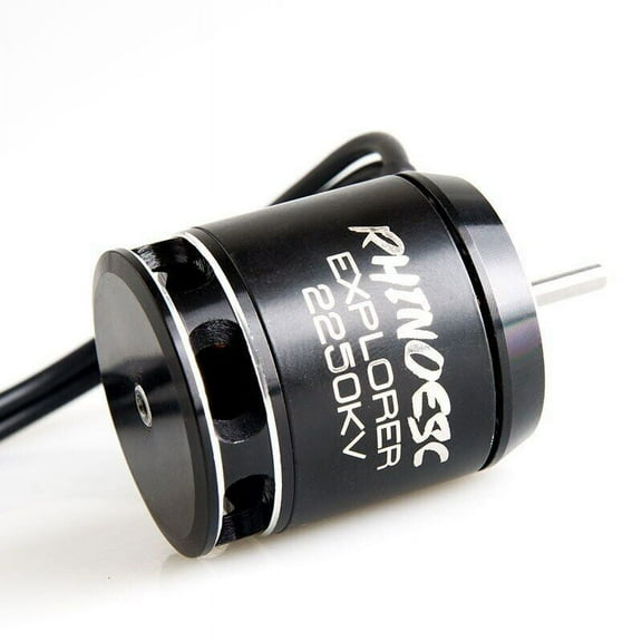 RhinoESC 1400/1850/2250KV RC Crawler Brushless Motor SCX10 TRX-4 MOA Shafty