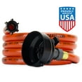 thumbnail image 1 of Camco RhinoFLEX 10ft All-in-One Sewer Hose Rinser Kit, 1 of 8
