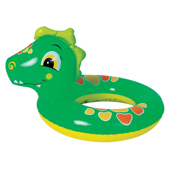 RhinoMaster Play Adventurous Dinosaur Inflatable Pool Tube Blow Up