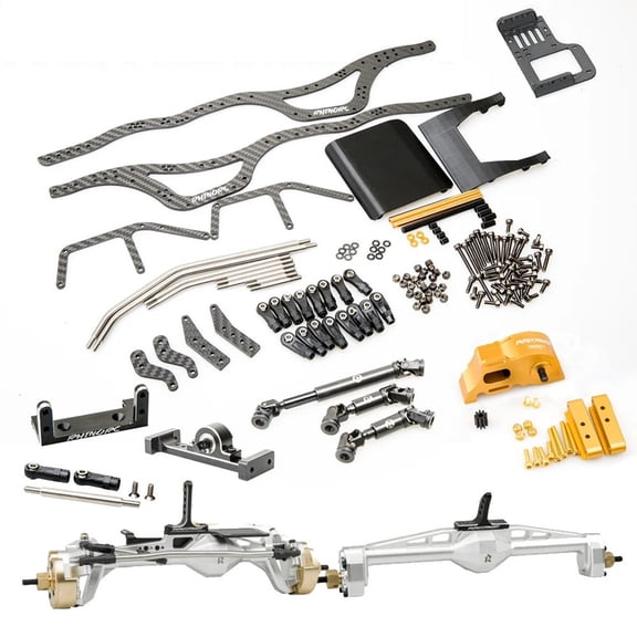 RhinoRC YUE LCG Sporty RC Crawler Chassis Full Kit Capra Axles Driver Shaft Gear