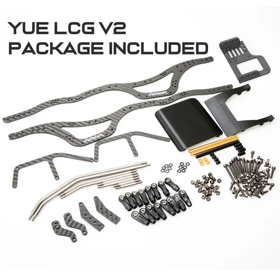 RhinoRC YUE LCG V2 Sporty RC Crawler Chassis Full Kit Capra Axles Driver Shaft Gear