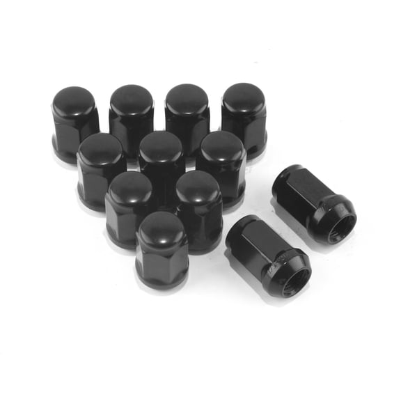 RhinoTuning 1/2-20 Closed End3/4 inch 19mm Hex 1.38 inch Tall 60 Degree Conical Seat lug nuts Exterior Parts 12Pcs