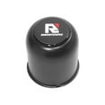 thumbnail image 1 of RhinoTuning 3.27" Hub Matte Black Painted Stainless Steel Push Through Wheel Center Caps For Truck Trailer Wheel Rims 1Pc, 1 of 4