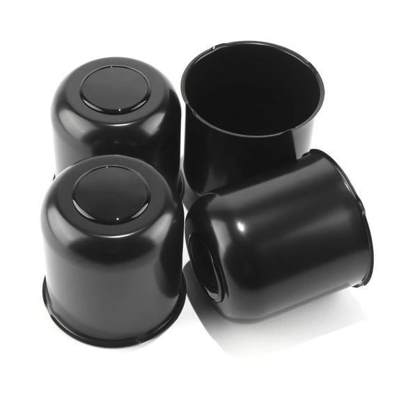 RhinoTuning 4.25in Open-end Stainless Push Thru Caps for 4.25"B 3.94"H Camper RV Wheels Center 4pcs