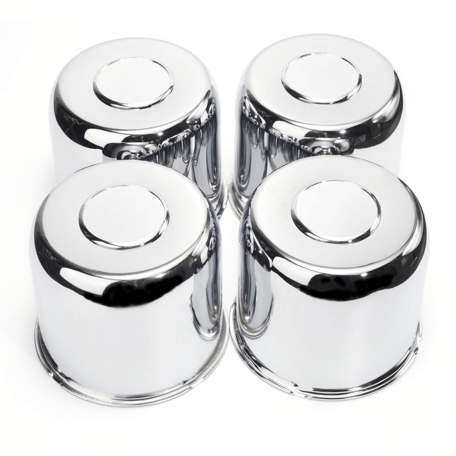 Hub Center Caps Set Of 4 Black - 4.25 Inch Diameter - For Trailers, Campers, Trucks & Rims Black Rim Hubcap Covers - Foto 6