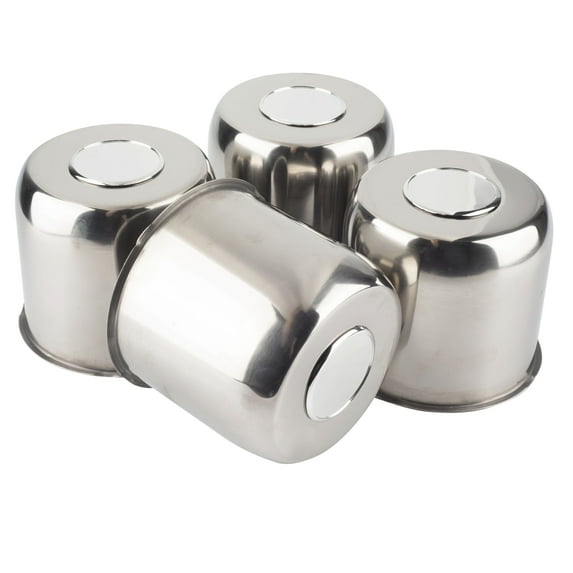 RhinoTuning 4.88in Push Through Closed End Center Caps for Camper RV SUV 4pcs