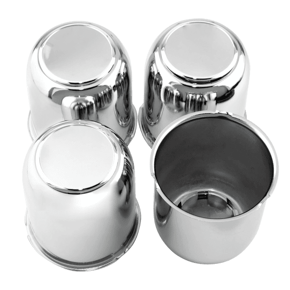 RhinoTuning 81mm/3.19in Push Through Center Caps for Toy Hauler RVs 4Pcs