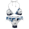 thumbnail image 1 of Rhinoceros Detachable Sponge Adjustable Strap Bikini Set 2-Pack Swimwear Swimsuit Beach Pool Party, 1 of 6