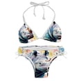 thumbnail image 1 of Rhinoceros Detachable Sponge Adjustable Strap Bikini Set Two-Pack Swim Suits for WomenToolStrip with applicable scenes, 1 of 6