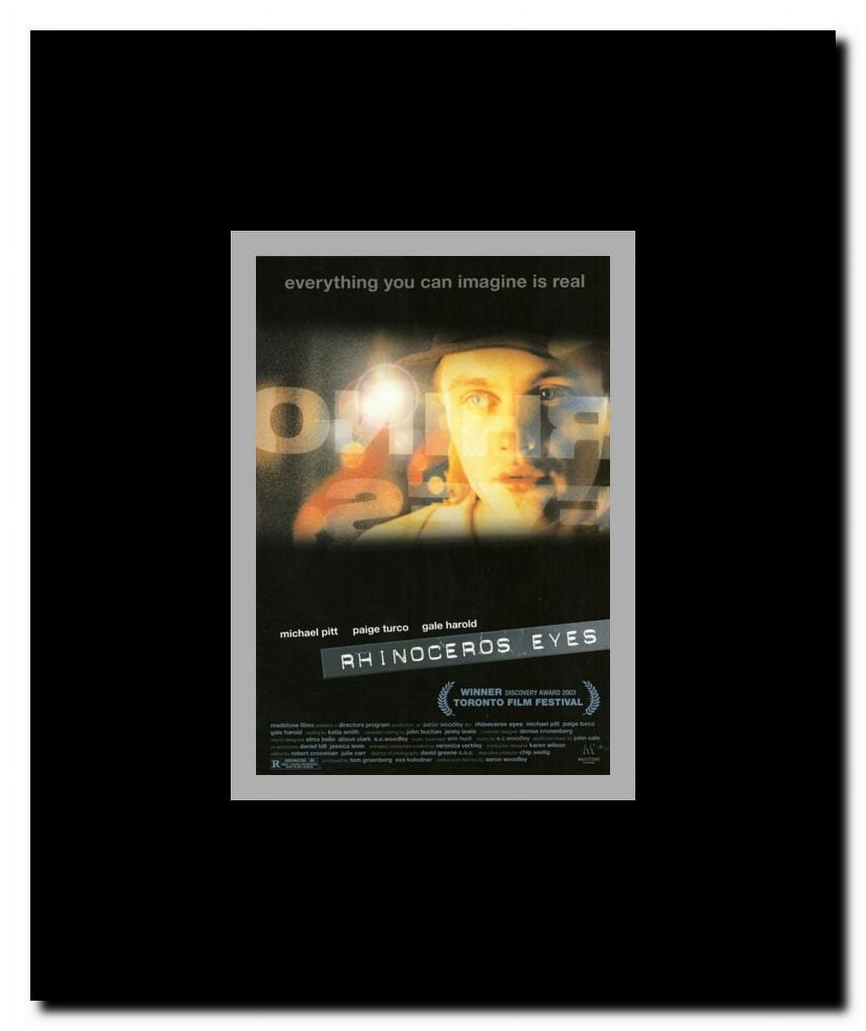 Rhinoceros Eyes Framed Movie Poster