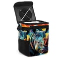 thumbnail image 1 of Rhinoceros Foldable Mini Trash Can for Car with Lid, Leak-Proof, and Hanging Storage Bag - Car Trash Can, 1 of 6