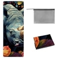 thumbnail image 1 of Rhinoceros Gym Towel Yoga Towels Yoga Mat Towel, with Storage Bag, 72.8"x26.8", Suitable for Yoga, Pilates, Fitness, Etc., 1 of 6