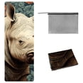 thumbnail image 1 of Rhinoceros Hot Yoga Towel with Storage Bag, 72.8"x26.8", Suitable for Yoga, Pilates, Fitness, Gym Towel, Yoga Towel, and More, 1 of 6