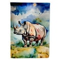 thumbnail image 1 of Rhinoceros House Flag, 1 of 7