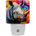 thumbnail image 1 of Rhinoceros LED Square Night Lights with Motion Sensor - Modern and Energy Efficient Illumination for Any Room - for Hallways, Bathrooms, and Bedrooms, 1 of 6