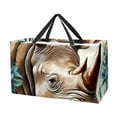 thumbnail image 1 of Rhinoceros Large Capacity Reusable Foldable Oxford Cloth Grocery Baskets - Multipurpose Storage Basket and Decorative Box, 1 of 7