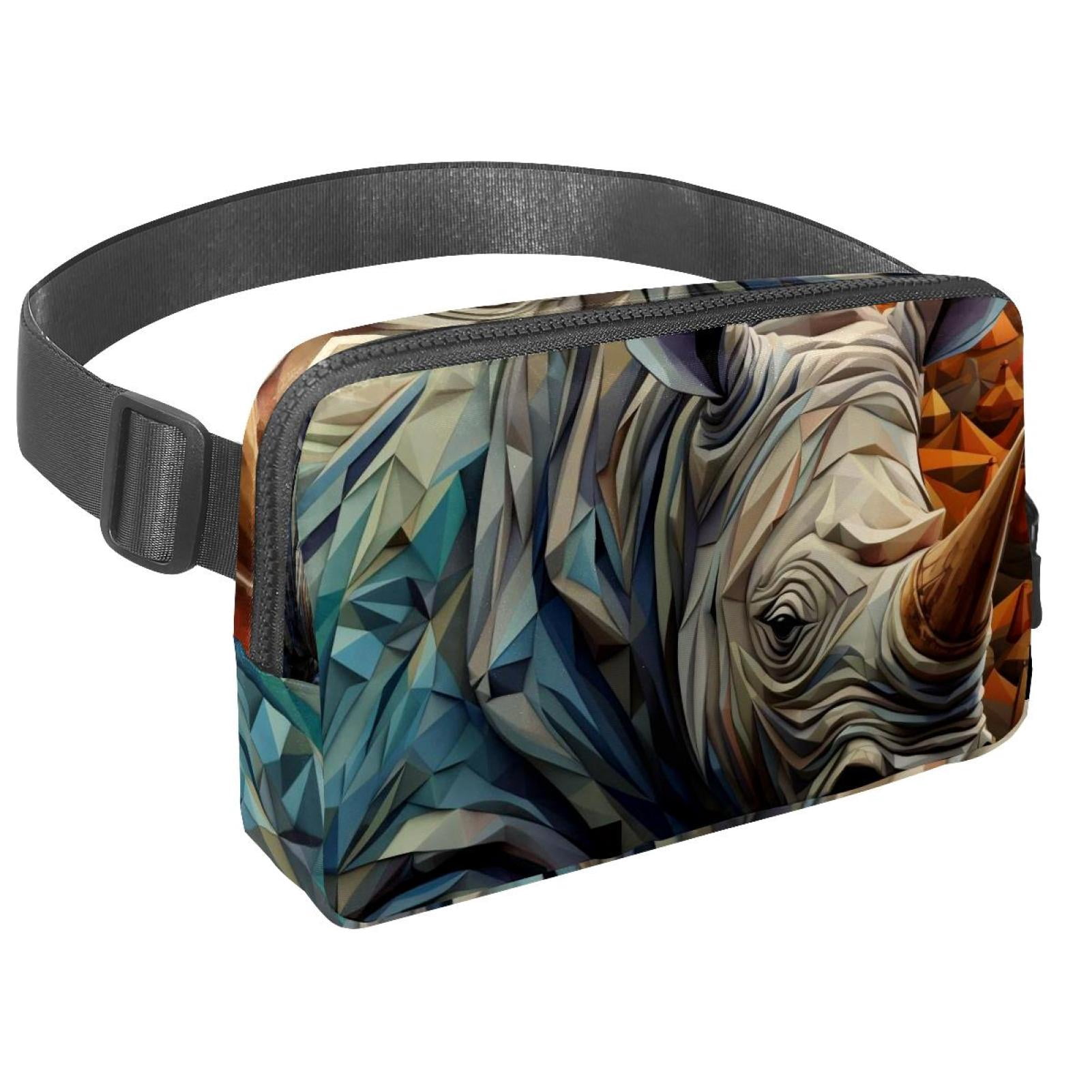 Rhinoceros Lightweight Adjustable Fanny Pack with Extension Strap - Unisex Waist Packs Crossbody Bag