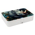thumbnail image 1 of Rhinoceros Portable PU Leather Jewelry Organizer with Removable Compartment, Necklace Holder, Bracelet Holder, and Jewelry Boxes, 1 of 6